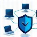 Icon symbolizing endpoint protection for devices