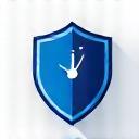 Clock with shield icon representing Real-Time Threat Monitoring